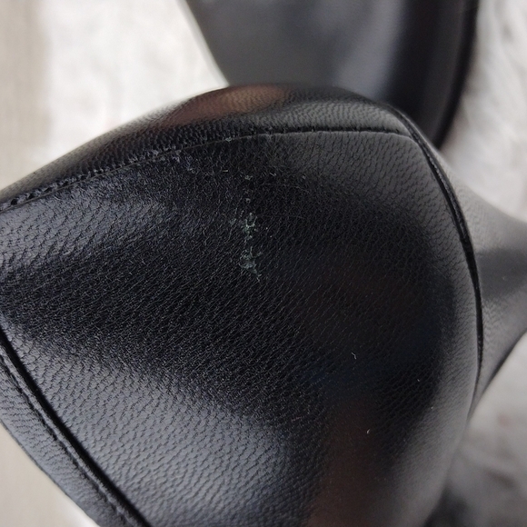 Enzo Angiolini Black Leather Upper Round Toe Mid Heel Buckled Mary Jane Shoe - Picture 16 of 16